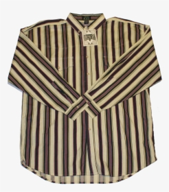 Vintage 90"s Vertical Stripe Button Up - Blouse, HD Png Download, Free Download