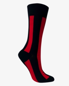Vertical Striped Black Socks - Sock, HD Png Download, Free Download