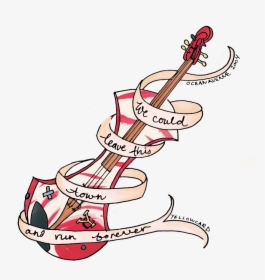 Pop Punk Is Still A Thing, Thank You Very Much Stories - Punk Guitar Png Cartoon, Transparent Png, Free Download