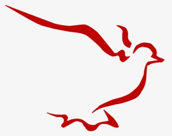 Peace Dove Clipart Bulletin - Red Dove Clipart, HD Png Download, Free Download
