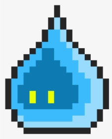 Gota De Agua Png - Pixel Art Minecraft Yoshi, Transparent Png, Free Download