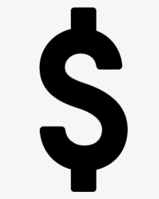 Free For Commercial Use, High Resolution - Dollar Sign White Background, HD Png Download, Free Download