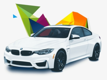 Car Insurance Banner - 4 Door Bmw 3 Series 2015 White, HD Png Download, Free Download