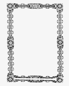 Simple Ornate Frame Clip Arts - Borders And Frames, HD Png Download, Free Download