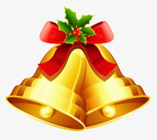 Christmas Golden Bell Png Image - Bell For Christmas Decorations, Transparent Png, Free Download