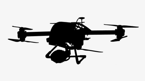Transparent Helicopter Silhouette Png - Unmanned Aerial Vehicle, Png Download, Free Download