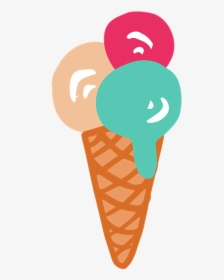 Ice Cream, Summer, Hot - Ice Cream Illustration Png, Transparent Png, Free Download
