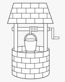 Line Drawing Of Well, HD Png Download, Free Download