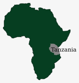 Tanzania Map Hi - Africa Map Solid Color, HD Png Download, Free Download