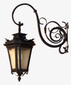 Light Lamp Street Fixture Lantern Free Frame Clipart - Street Lantern, HD Png Download, Free Download