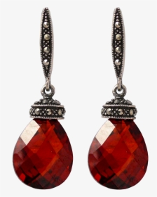 Diamond Earrings Png Image - Red Earrings Png, Transparent Png, Free Download