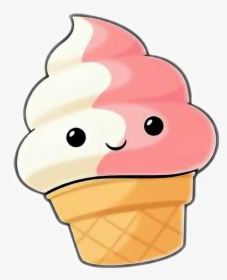 #sorvete - Kawaii Ice Cream Cone Drawing, HD Png Download, Free Download