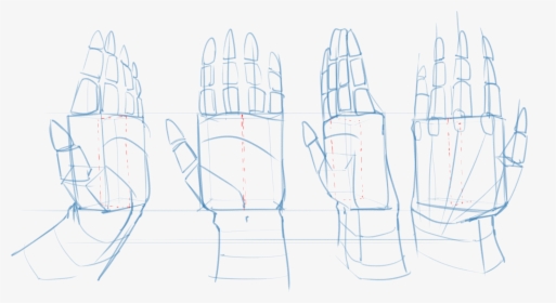 Transparent Like Hand Png - Drawing Hand With Forms, Png Download, Free Download
