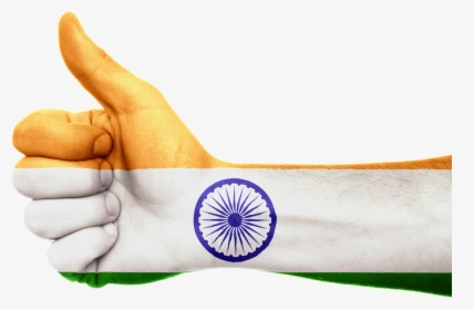 India, Flag, Hand, Asian, National, Patriotic - Icc Cricket World Cup 2023 Host, HD Png Download, Free Download