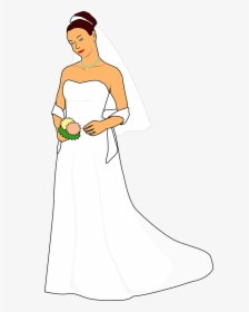Bride Silhouette Clip Art, HD Png Download, Free Download