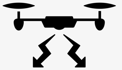 Drone Strikes Against Unregistered Drone Operators - Delivery Drone Black And White, HD Png Download, Free Download