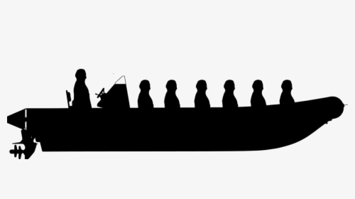 Boat Rib Silhouette Png, Transparent Png, Free Download
