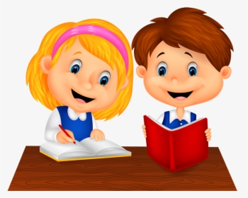 Reading And Writing Cartoon, HD Png Download, Free Download