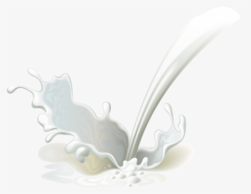 Milk Splash Free Png Image - Vector Milk Splash Png, Transparent Png, Free Download