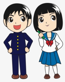 Student Boy And Girl Clipart, HD Png Download, Free Download