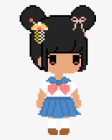 Japanese Girl Pixel Art, HD Png Download, Free Download