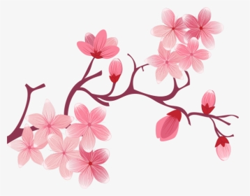 Png Клипарт "spring Floral - Cherry Blossoms Vector Png, Transparent Png, Free Download