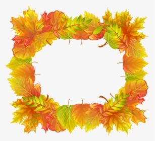 Autumn Leafs Border Frame Png Clipart Image Gallery - Frame Border Png Autumn, Transparent Png, Free Download