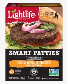 Veggie Burger Vegetable Protein Patty Lightlife, HD Png Download, Free Download