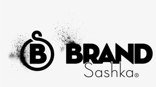 Brandsashka Logo Dirty Black Horizontal Registered - Graphic Design, HD Png Download, Free Download