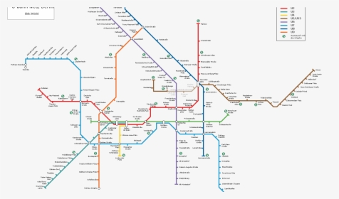 Clever Gifs Show Subway Maps Compared To Their Actual - Underground In Berlin, HD Png Download, Free Download