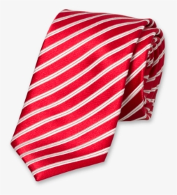 Silk Tie Red White Stripes, HD Png Download, Free Download