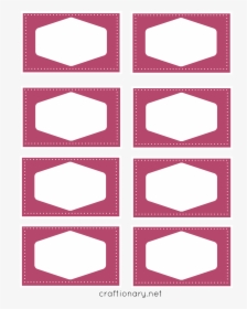 Book Label Printables Pink - Book, HD Png Download, Free Download