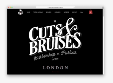 Cuts And Bruises - Wix Websites Examples, HD Png Download, Free Download