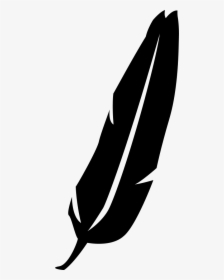 Feather Filled Shape - Feather Shape, HD Png Download, Free Download