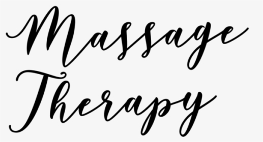 Massage Therapy - Calligraphy, HD Png Download, Free Download