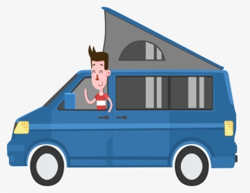 High-def Entertainment Anywhere Equip Your Camper Van - Cartoon, HD Png Download, Free Download