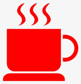 Coffee Cup Clipart Red, HD Png Download, Free Download