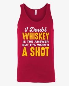 I Doubt Whiskey Is The Answer But It"s Worth A Shot - Diagonal Type, HD Png Download, Free Download