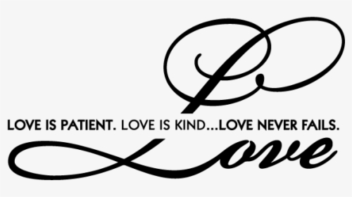 Love Tattoo Png - Love Is Patient Love Is Kind Verse Tattoo, Transparent Png, Free Download