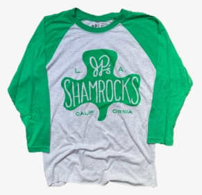 Shamrocks Raglan Shirt - Long-sleeved T-shirt, HD Png Download, Free Download