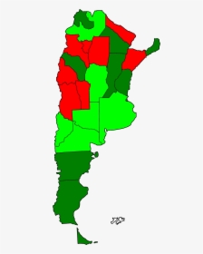Protocolo De Aborto No Punible Por Provincia - Mapa De Argentina Verde, HD Png Download, Free Download