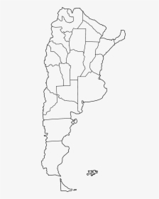 Argentina Provinces Blank - Blank Map Of Argentina, HD Png Download, Free Download