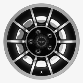Vector Satin Black Machined - Hubcap, HD Png Download, Free Download