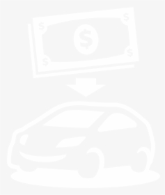 Dollar Bill With Arrow Pointing To Car - City Car, HD Png Download, Free Download