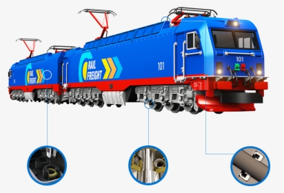 Electric Freight Locomotive, HD Png Download, Free Download