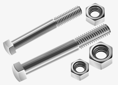 Screw Vector , Png Download - Bolts And Nuts Png, Transparent Png, Free Download