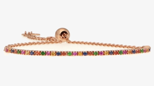 Prêt À Porter Collection Pink Gold Bracelet With Colored - Crystal, HD Png Download, Free Download