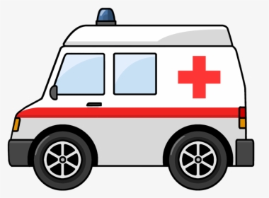 Emergency Clipart Ambulance Sound - Transparent Background Ambulance Clipart, HD Png Download, Free Download