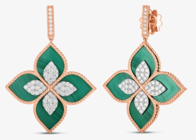 Roberto Coin Malachite Earrings, HD Png Download, Free Download