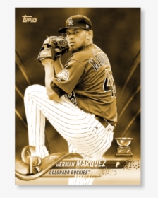 2018 Topps Baseball Series 2 German Marquez Base Poster - First-class Cricket, HD Png Download, Free Download
